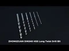 Диез извива M35 кобальта сверля бита 10.0mm металла Din 340 длинный video