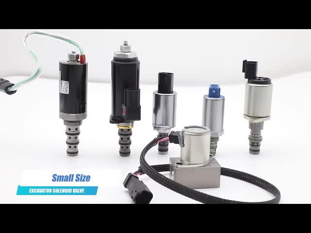 Mechanical Part E330C Hydraulic Pump Solenoind Valve For 114 - 0616 video