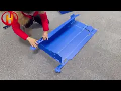 Blue Waterproof Corrugated Plastic Bins For Storage Customizable