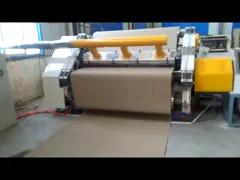 Машина одиночного обкладчика b каннелюру d каннелюры для 2 курсировать картон video