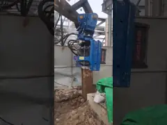 Водитель кучи сжатия 3000 Rpm стальной бортовой для низких рабочих зон высоты video