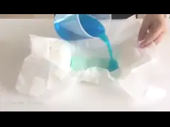 Пеленки младенца высокой абсорбции устранимые экспортируя к ворсистому младенца леона Serrie video