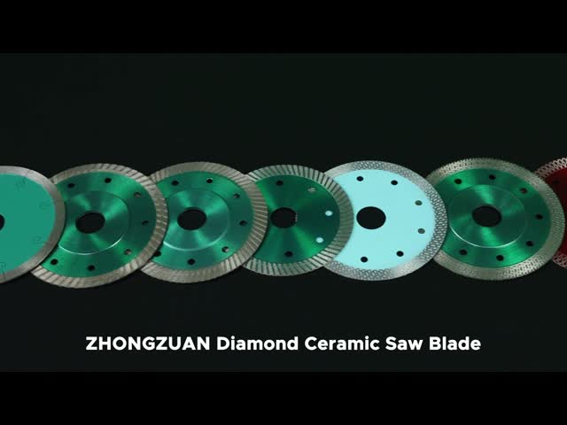 Red Hot Pressed Teeth Diamond Cutting Disc Ceramic Saw Blade