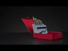 DIN338 Twist Drill Bit Set Metal Drilling Bit video