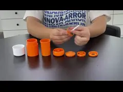 30g 50g Round Shape PCR Material Plastic Refillable Deodorant Stick Container