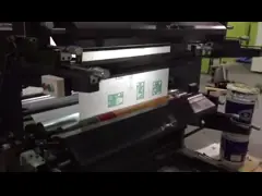 Утверждение 4 КЭ красит флексографик печатную машину Флексо печатной машины video