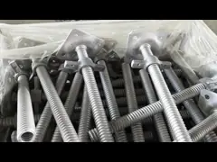 34*600mm Seamless Steel Tube Scaffold Screw Jack Base