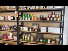 Handmade David Plaster Gypsum Fragrance Gardenia Scented Candle For Christmas