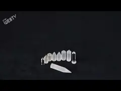 Полностью трубка кварца штанги JGS3 260-3500nm плавленного кварца форм ультракрасная video