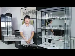 Квадрат сопротивления высокой жары трубки плавленного кварца 2.2g/Cm3 микро- размера ясный video