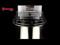 оборудование ресторана смесителя теста спирали кухни 20L промышленное video