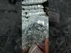 Цинк покрыл пружинную шайбу DIN 6795 коническую Knurled с 6 зубами video