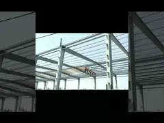 Q235 Q345 Heavy Prefabricated Steel Structures for Workshop / Warehouse