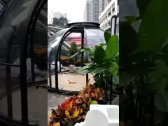 Располагаясь лагерем профили круглого купола большие алюминиевые выдерживают устойчивое video