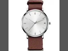 Nato Strap Womens Fashion Watch 3atm Waterproof Quartz Movement