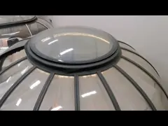 Safe Aluminum Polycarbonate Dome House Large Aluminum Profiles Round