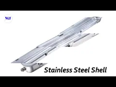 Стекло раковины IP65 SS304 покрывает взрывозащищенный свет тоннеля СИД video