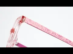 Kids Plastic Eyeglass Frames Silicone Temple Comfortable Boy Girl Round Eye Optical Frames