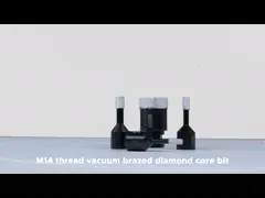 6-Piece набор M14 паял кольцевые пилы диаманта для сверля стекла video