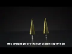 Бит установленного металла бурового наконечника шага Hss сверля для сверлить алюминиевого сплава video