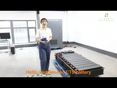 Блок батарей лития изготовления 96v 200ah 400ah ionlifepo4 CTS профессиональный для электротранспорта автомобиля ev с умным BMS video