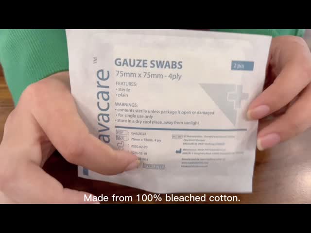 Non Sterile Absorbent Cotton Gauze Swabs Gauze Sponge Medical Gauze Bandage Gauze Sterile Plain Cotton white first-aid