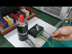 Воздух мотора шпинделя Dc 48v 500w Er11 безщеточный охладил 57mm video