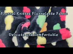 Скрепленная фланель связала 100% полиэстер 260 GSM 150Dx150D ткани Flannelette video