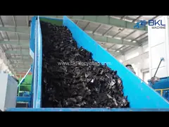 Сплетенная PP бутылка любимца машины 90KW дробилки сумки HVC 600 пластиковая задавливая машину video