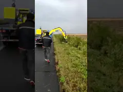 Vehicle Mounted Type Tractor Hedge Cutter Green Pruning Truck