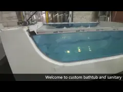 72 ванны массажа воздуха с компьютерным управлением стеклянного окна подогревателя 2 бортовым video