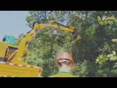 Трактор телескопичной руки установил триммер изгороди, резец изгороди трактора сада 2300r/Min video