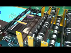 Гидравлический крен листа толя двойного слоя формируя машину video