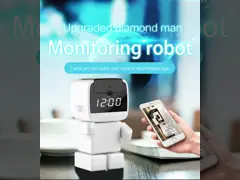 PTZ Home Robot Security Camera 1.5W With 45d Microphone video