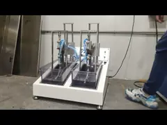 Динамический ботинок тестера сопротивления воды обуви предотвращает оборудование тестирования на проникновение video