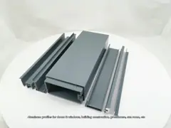Профиль двери штранг-прессования 6063 T5 алюминиевый для строительной конструкции video