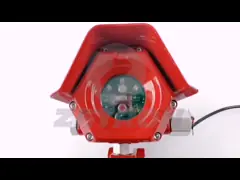 детектор пламени обнаружения UV/IR газа пропана 50m ультрафиолетов двойного ультракрасного взрывозащищенного склада 15m быстрый video