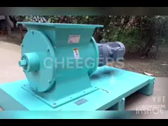 Звезда выпускного вентиля нормального давления роторная сформировала фидер воздушного шлюза 200 Tons/h video