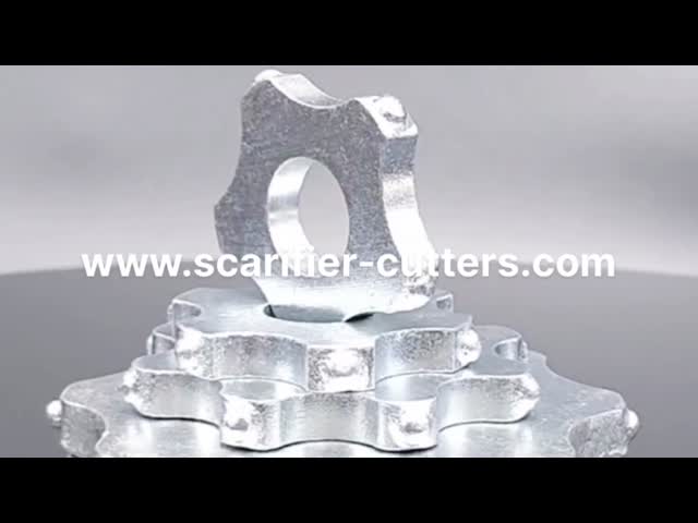 Marine Rust Cleaner Scarifying Tfp200 Deck Crawler Scarifier Tct Star Cutters