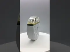 круг флаконов духов 50ml 100ml изготовленный на заказ стеклянный формирует плоско лакировать цвета верхнего сегмента video