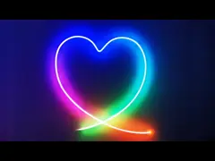 SPI control smart RGB neon kit IP67 waterproof neon strip