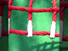 На открытом воздухе гамак усиленный спортивной площадкой веревочки гамака дерева 150cm x 80cm video