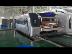 вырезывание плашки машины упаковки коробки коробки 50hz автоматическое печатая роторное video