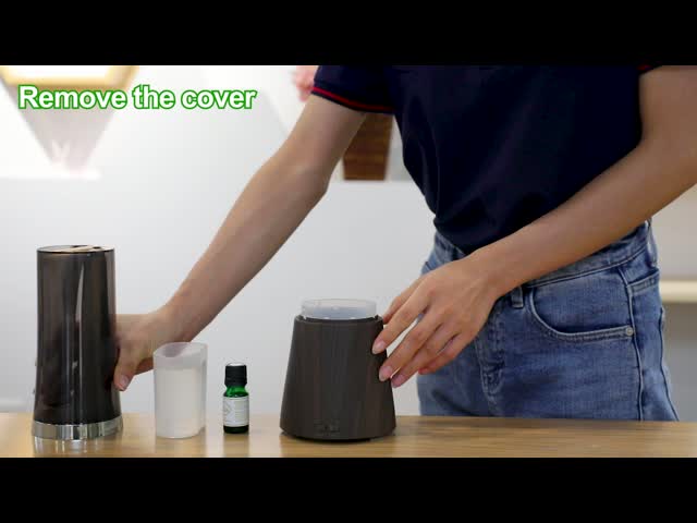 総本店のための涼しい霧13W 400mlの木製の穀物の香りの拡散器