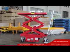 Ножницы электрическое 0.5t таблиц подъема ES30D ES50D ES80D 1100lbs мобильные двойные video