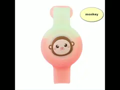 Дозор пар цвета студня дозора силиконовой резины диапазона силиконовой резины цифровых часов video