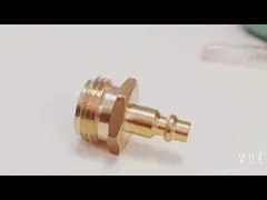 Неэтилированное дуновение латуни вне 3/4 NH-11.5 RV используя использование сада video