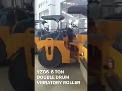машинное оборудование строительства дорог возбуждающей силы 85кн ролик дороги силы почвы барабанчика 6 тонн одиночный video