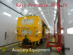 Поднимаясь идя таблица работы стиля смертной казни через повешение платформы поднимаясь для крася комнаты/рабочей платформы картины video