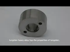 Покров из сплава балансировочного груза/военного вольфрама индустрии тяжелый video
